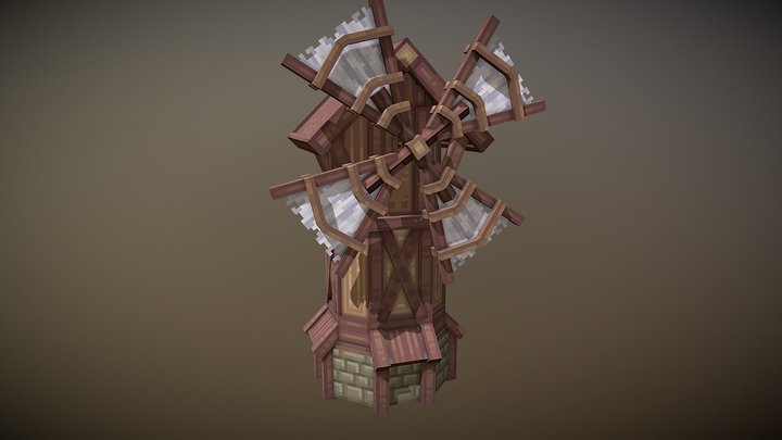 Windmill 3D Model