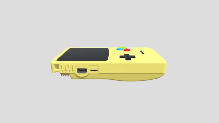 Gameboy 3D Model