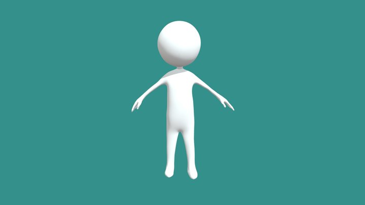 Stickman 3D Model