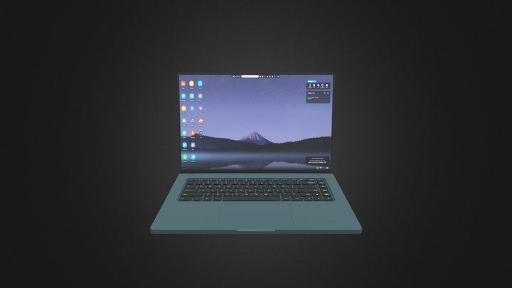 Notebook 3D Model