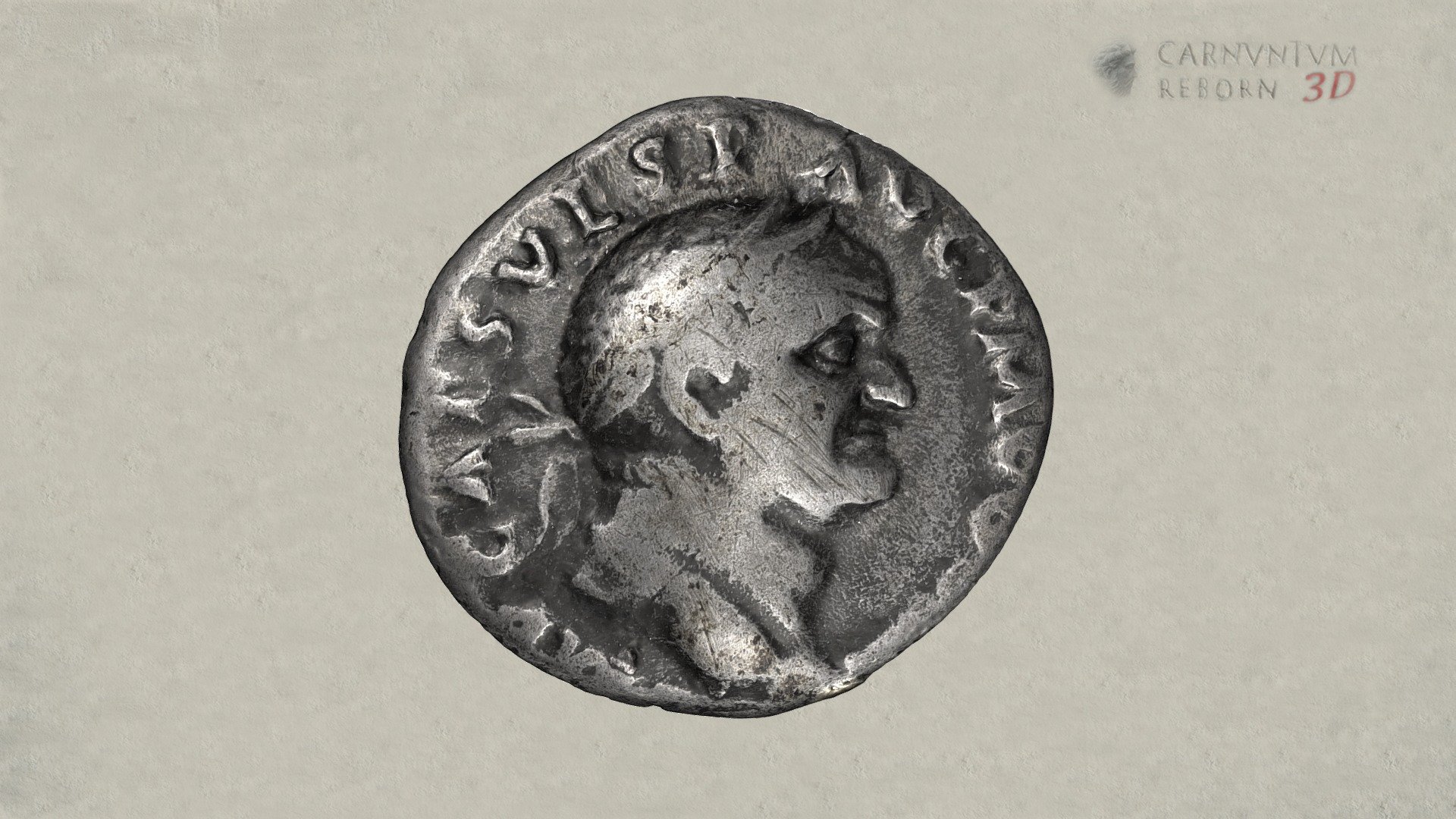 Denar - Vespasianus — Sketchfab embed 3D viewer