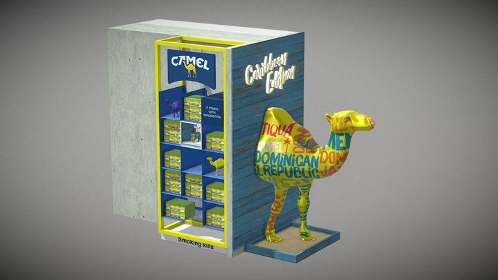 (Final aprobado) Punta C. - Camel Wall Unit (TB) 3D Model