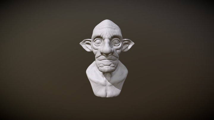 Goblin's Head 3D Model