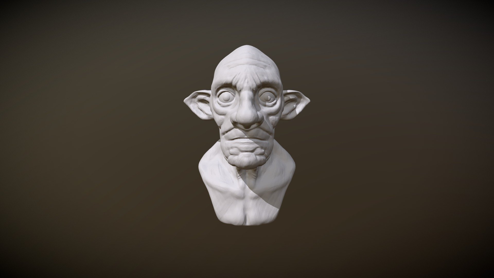 Goblin's Head - 3D model by Linh Râu (@linh.raau) [e40bb08] - Sketchfab