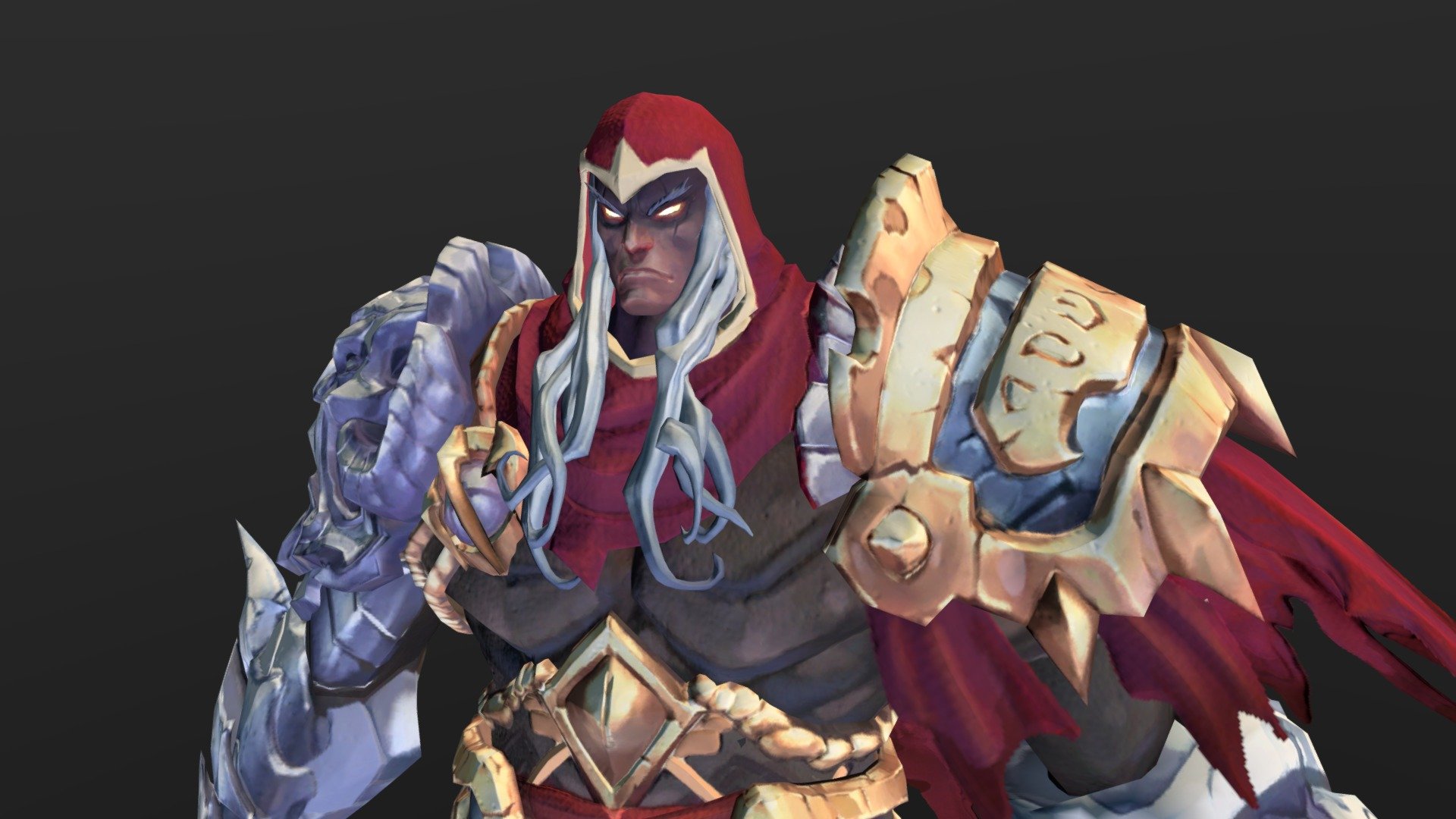 War (with skins) - Darksiders Genesis - Rigged - Download Free 3D model ...