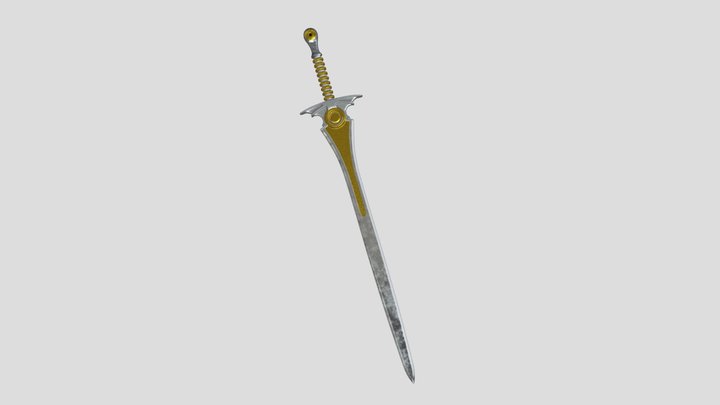Slicing Spirit Sword 3D Model