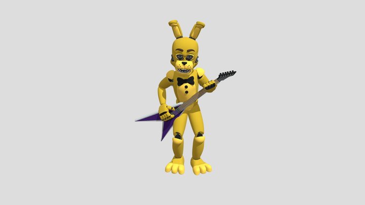 Scraptrap . SpringBonnie 3D Model