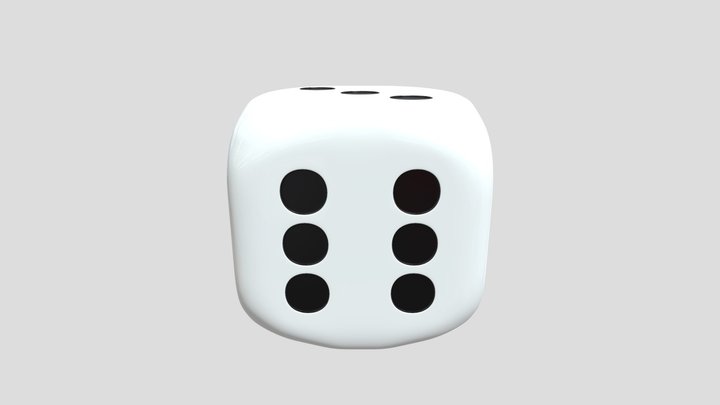 simple dice 3D Model