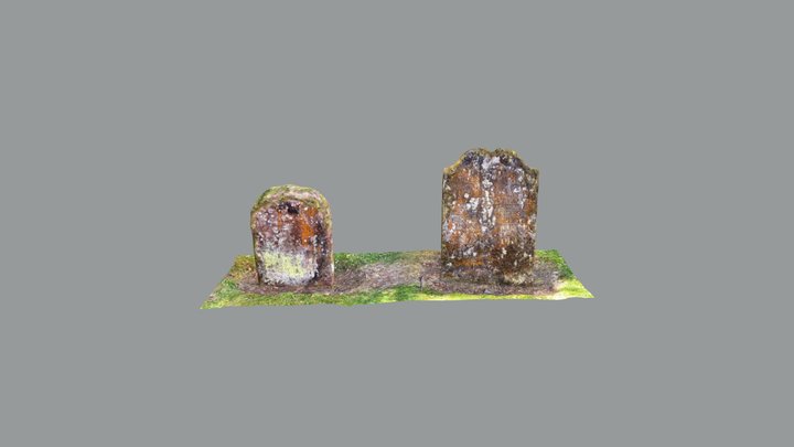 Luss gravestones #2 3D Model