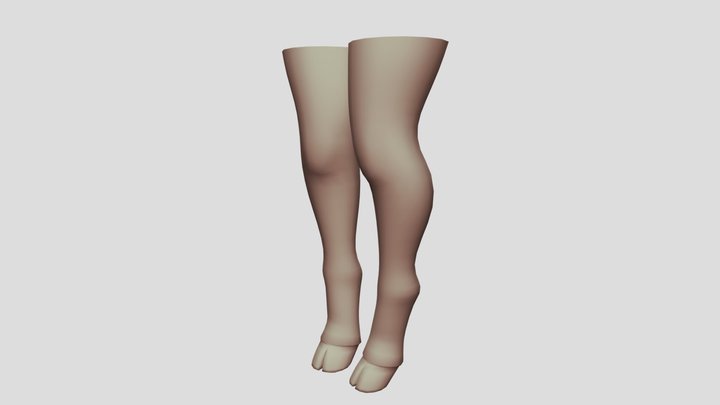 Deer Legs 3D Model