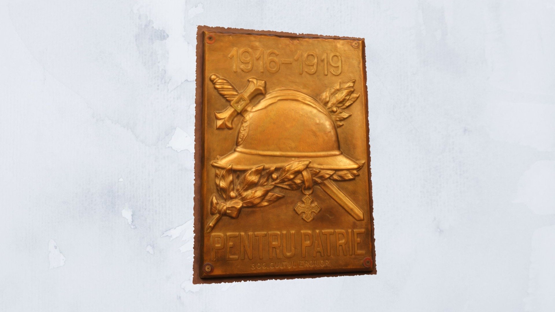Placa 1916-1919 „Pentru Patrie”