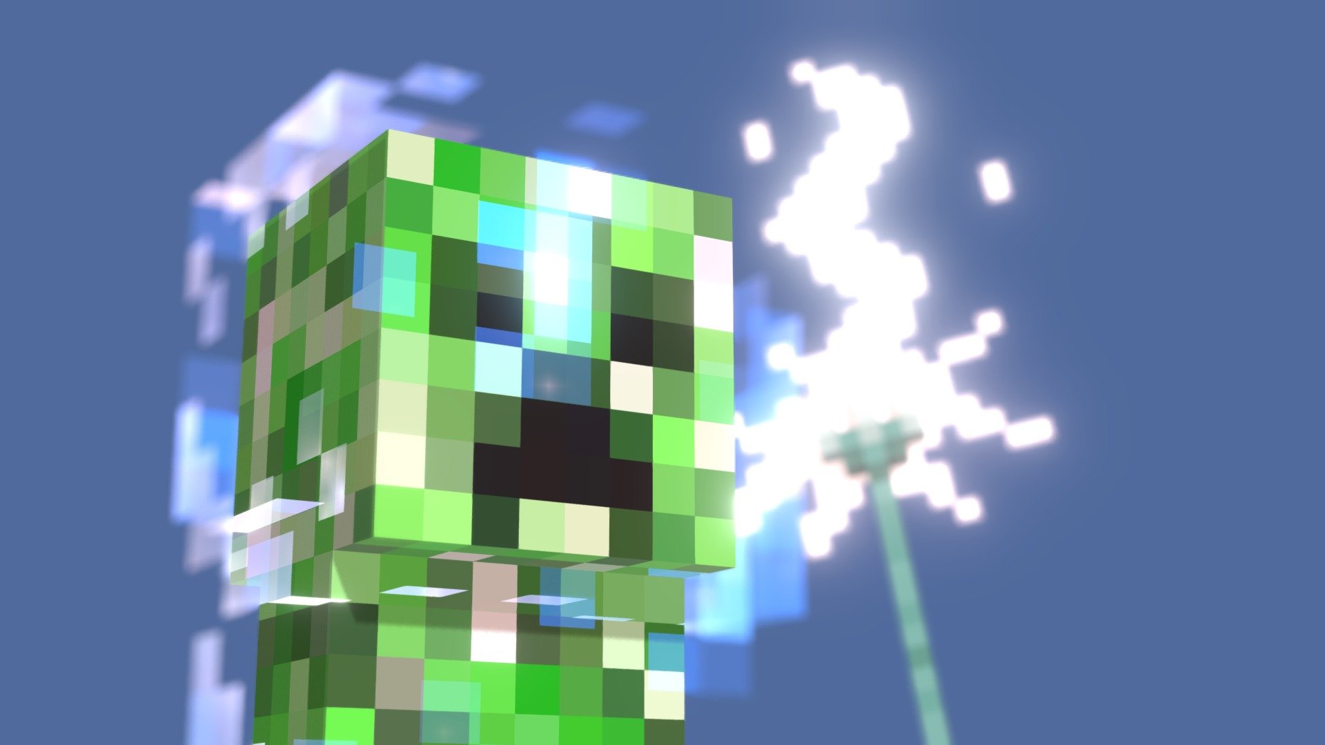 Creeper charge 3D model by Linky_Playz [e411819] Sketchfab