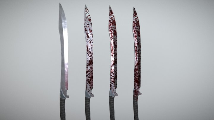 [Black Wind] Cutter Sword 3D Model