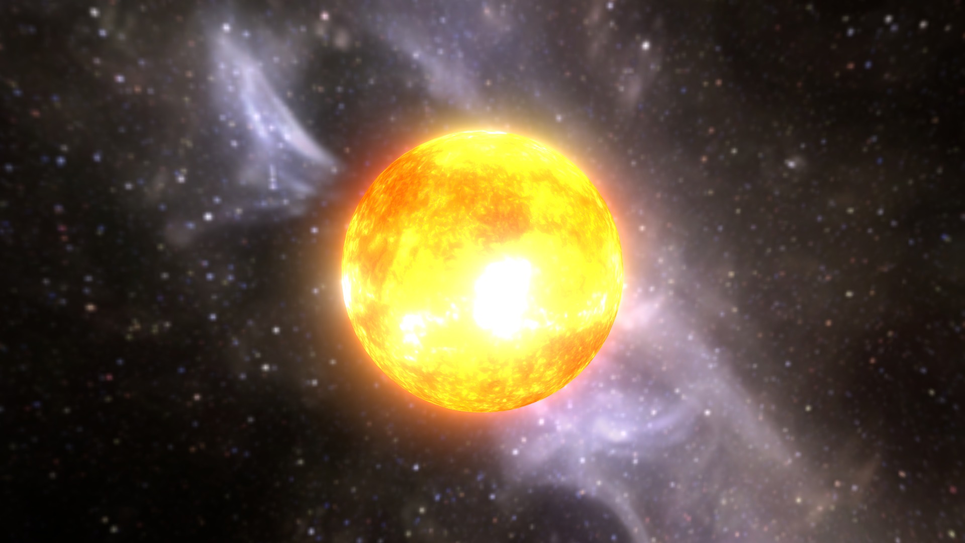 3D model Sun - This is a 3D model of the Sun. The 3D model is about a bright yellow and orange planet in space.