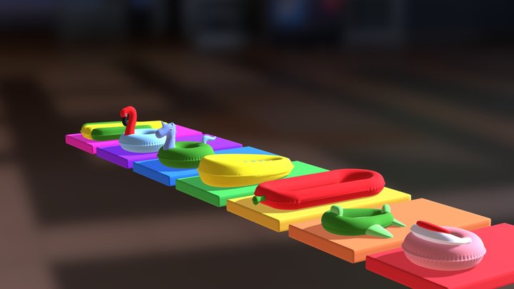 Floats 3D Model