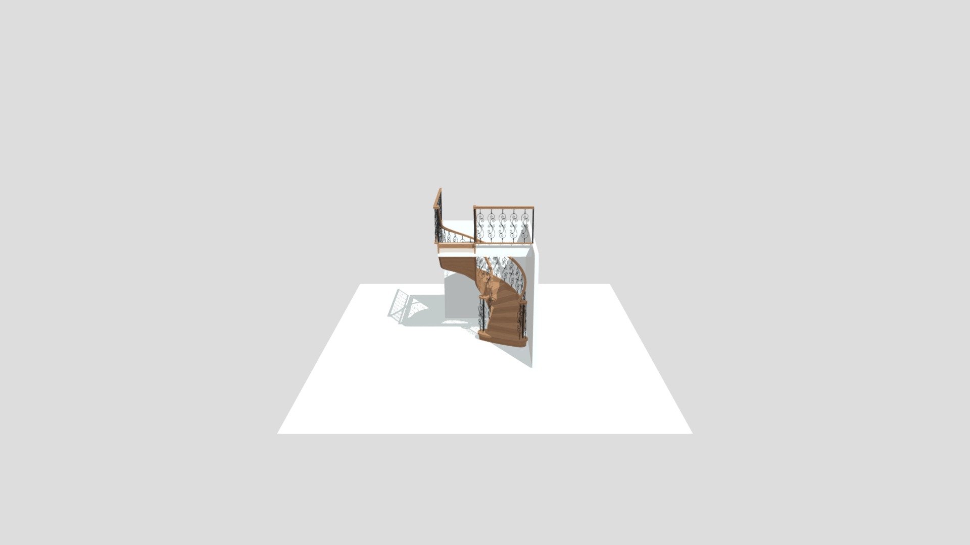 Sarah bullnose 2x oak — Sketchfab embed 3D viewer