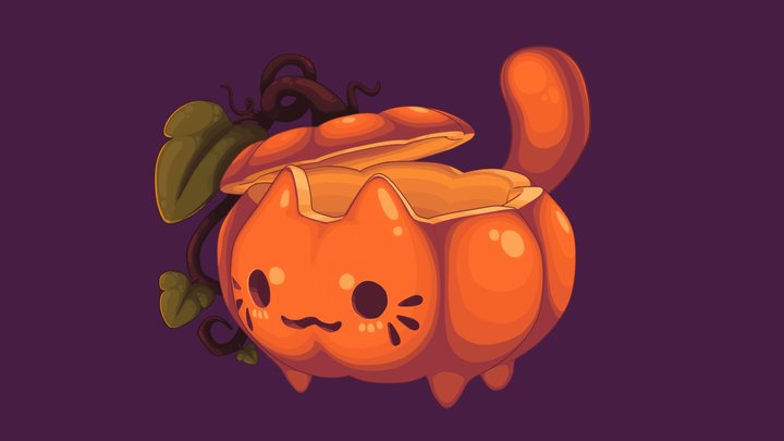 🎃Pumpkitten🎃 3D Model