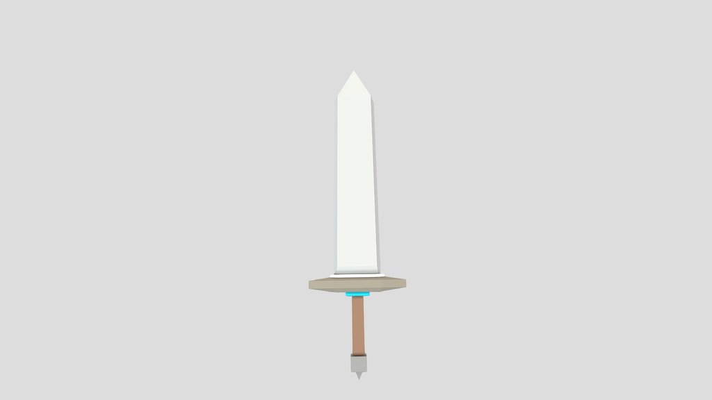 Simple Blue Sword