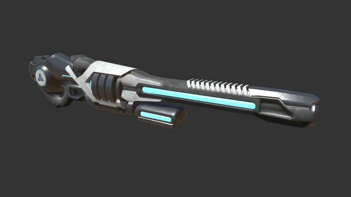 Zaurkrudian Laser Gun 3D Model