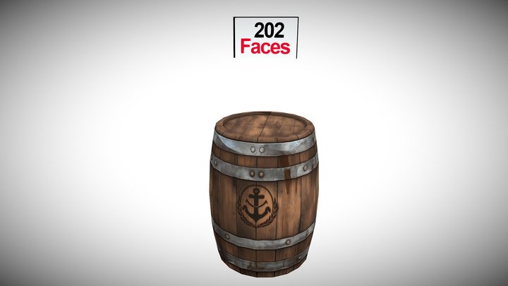 Wood Oil Barrel