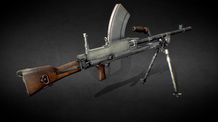 Bren MK2 SketchFab 3D Model