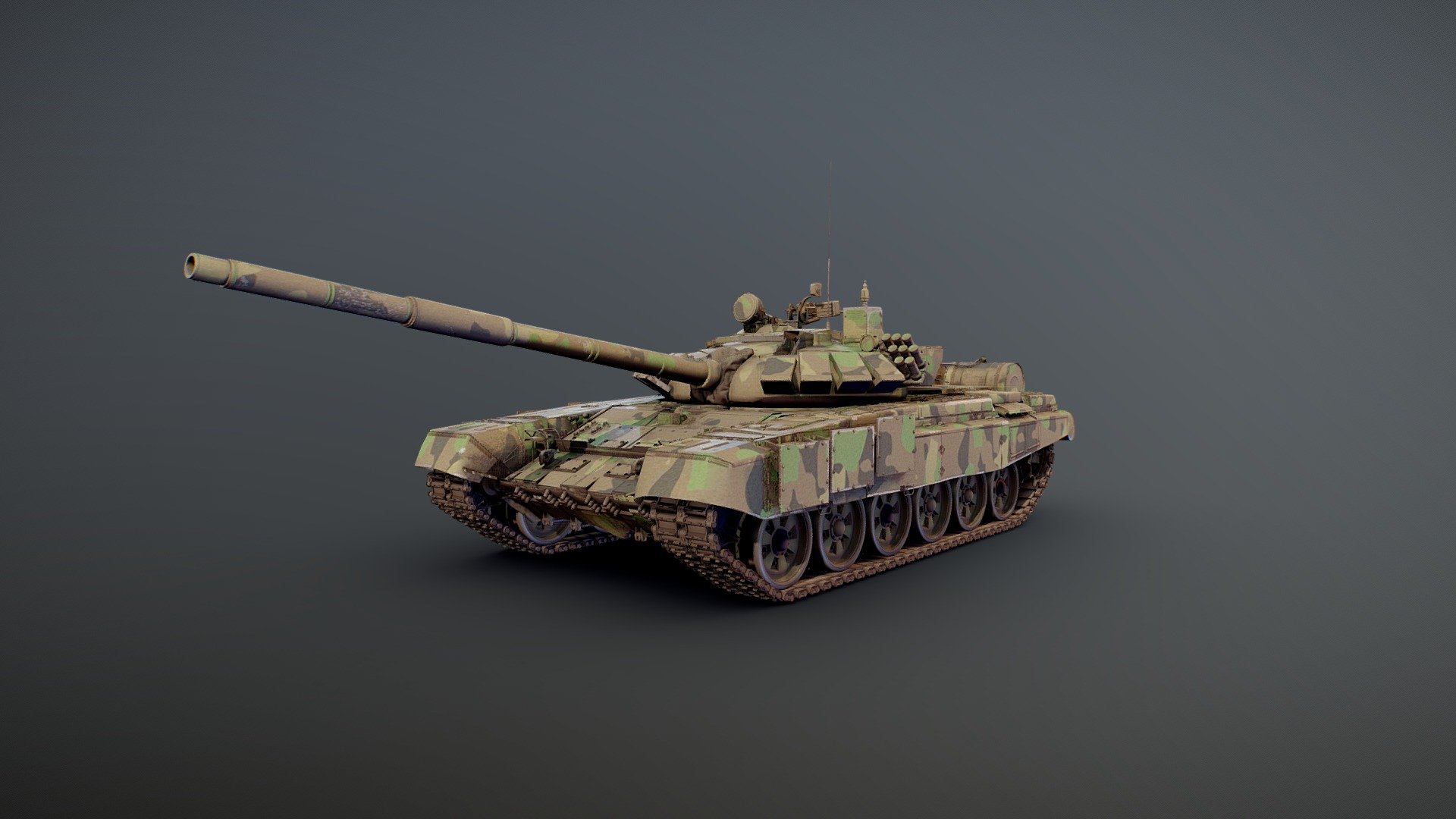 Tank-T72 - 3D model by Dreamerz Lab (@dreamerzlab) [e415f62] - Sketchfab