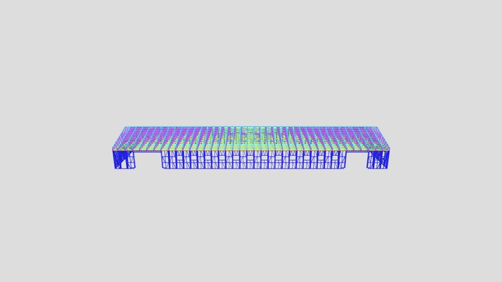1. Модель - Ангар 15,1 на 52 м. 3D Model