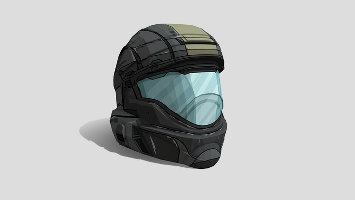 Halo: ODST Helmet 3D Model