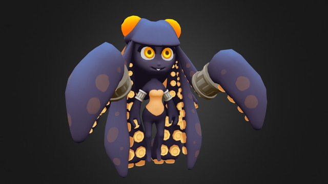 Squid Girl 3D Model