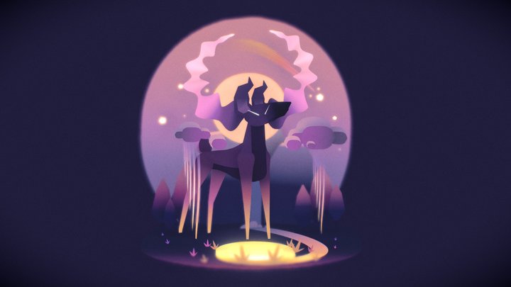 A Gloam Spirit 3D Model