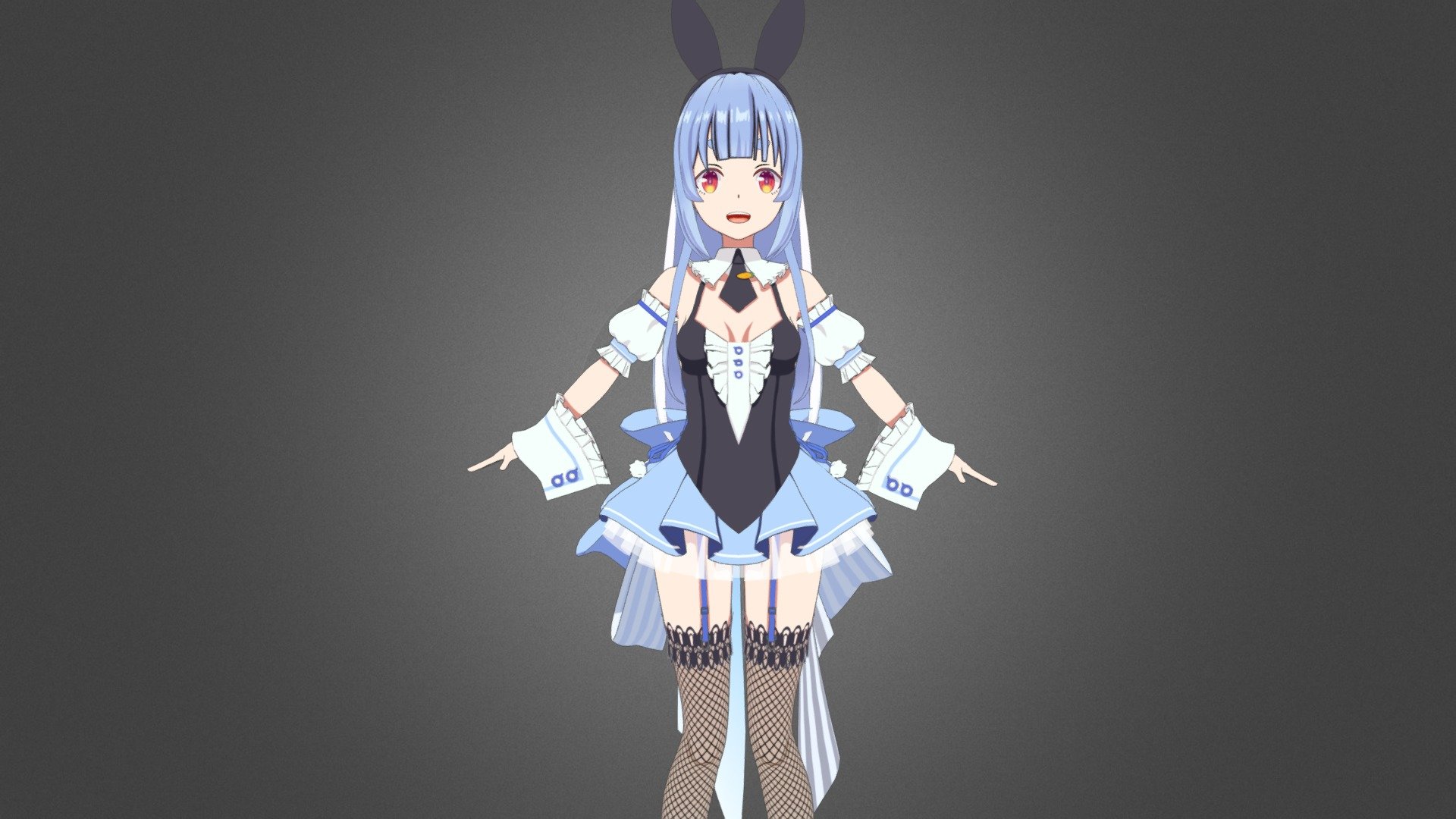 Hololive Vtuber 兎田ぺこら Usada Pekora   3D Model By Sutanq [e419e4f