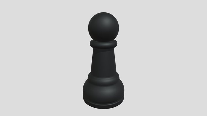 Chess Pawn V4 3D Model