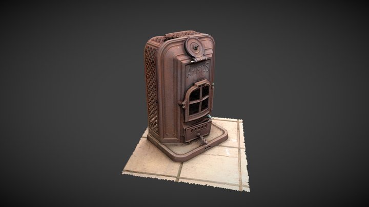 Old Stove "Aristos" 3D Model