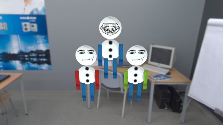 FinalPaperPeople 3D Model