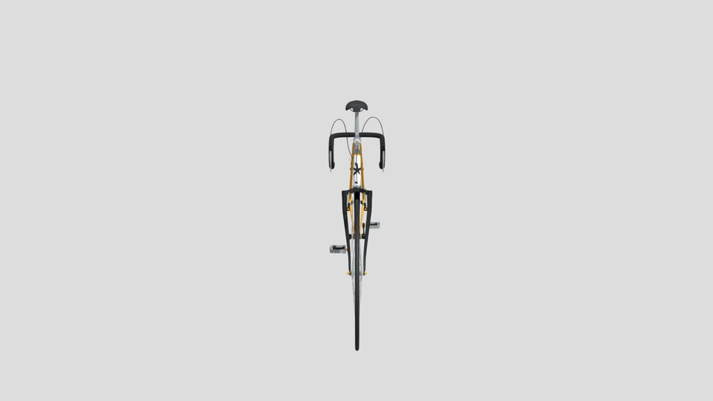 Vintage Black Nad Yellow Bike