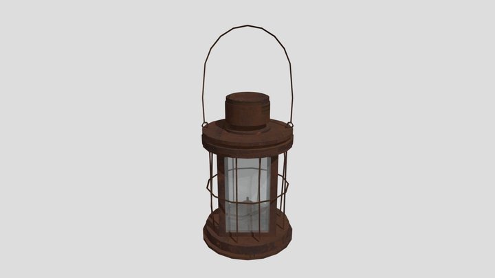 Rusty lantern 3D Model