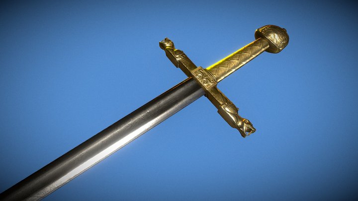 Sword of Charlemagne, Joyeuse 3D Model