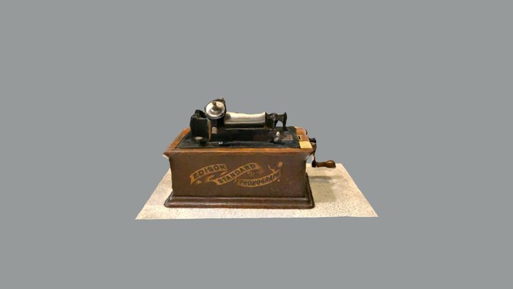 Phonograph 3D Model