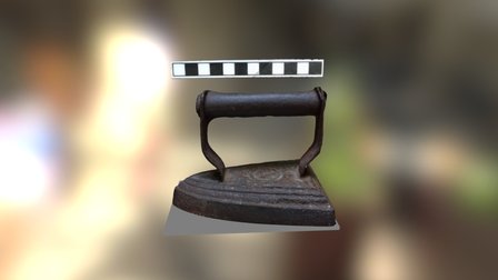 Metal Iron 3D Model
