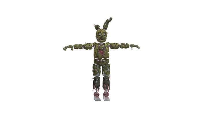 springtrap from special delivery 3D Model