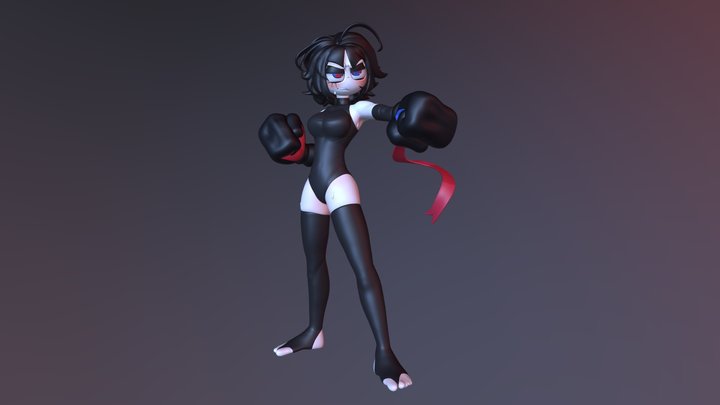 Fight Club Pomni 3D Model