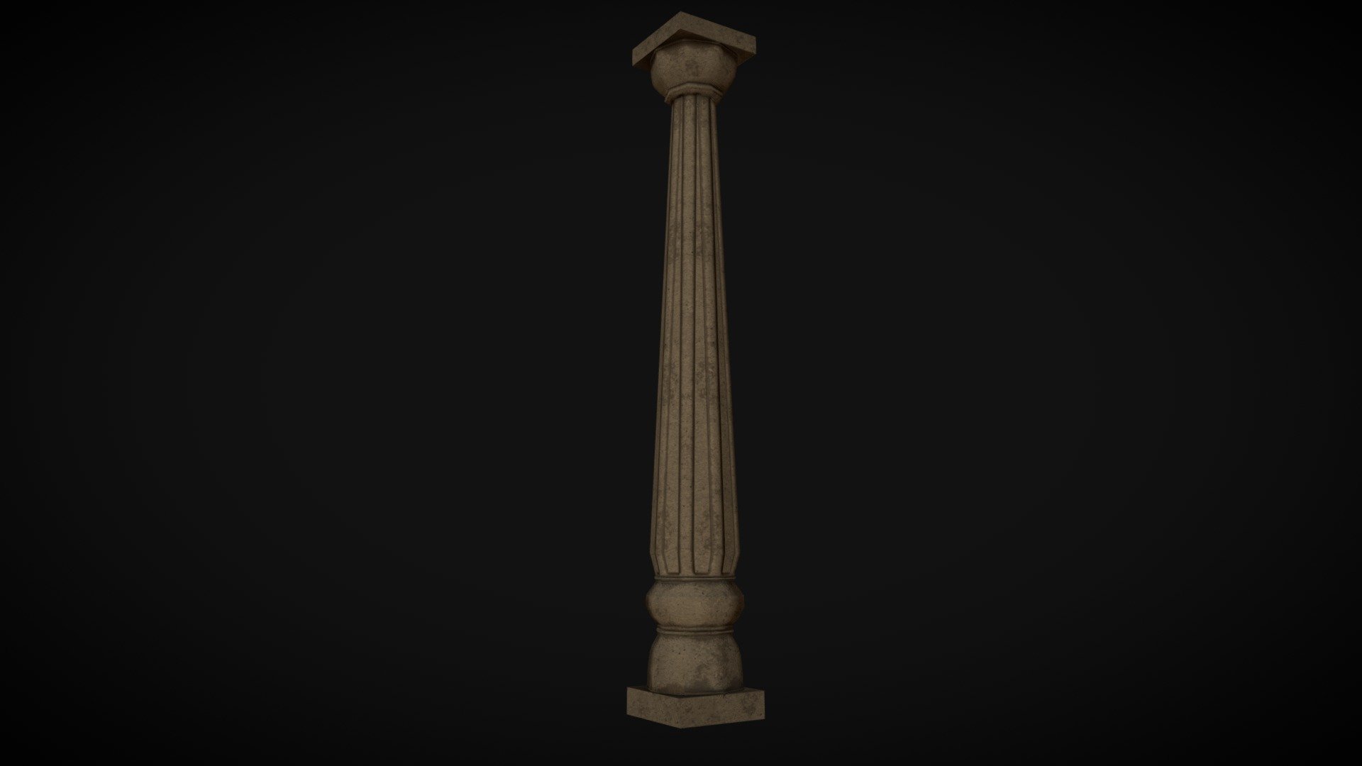 Temple pillar