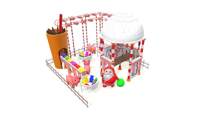 Candy's Factory 3D Model