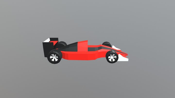 F1 Car 3D Model