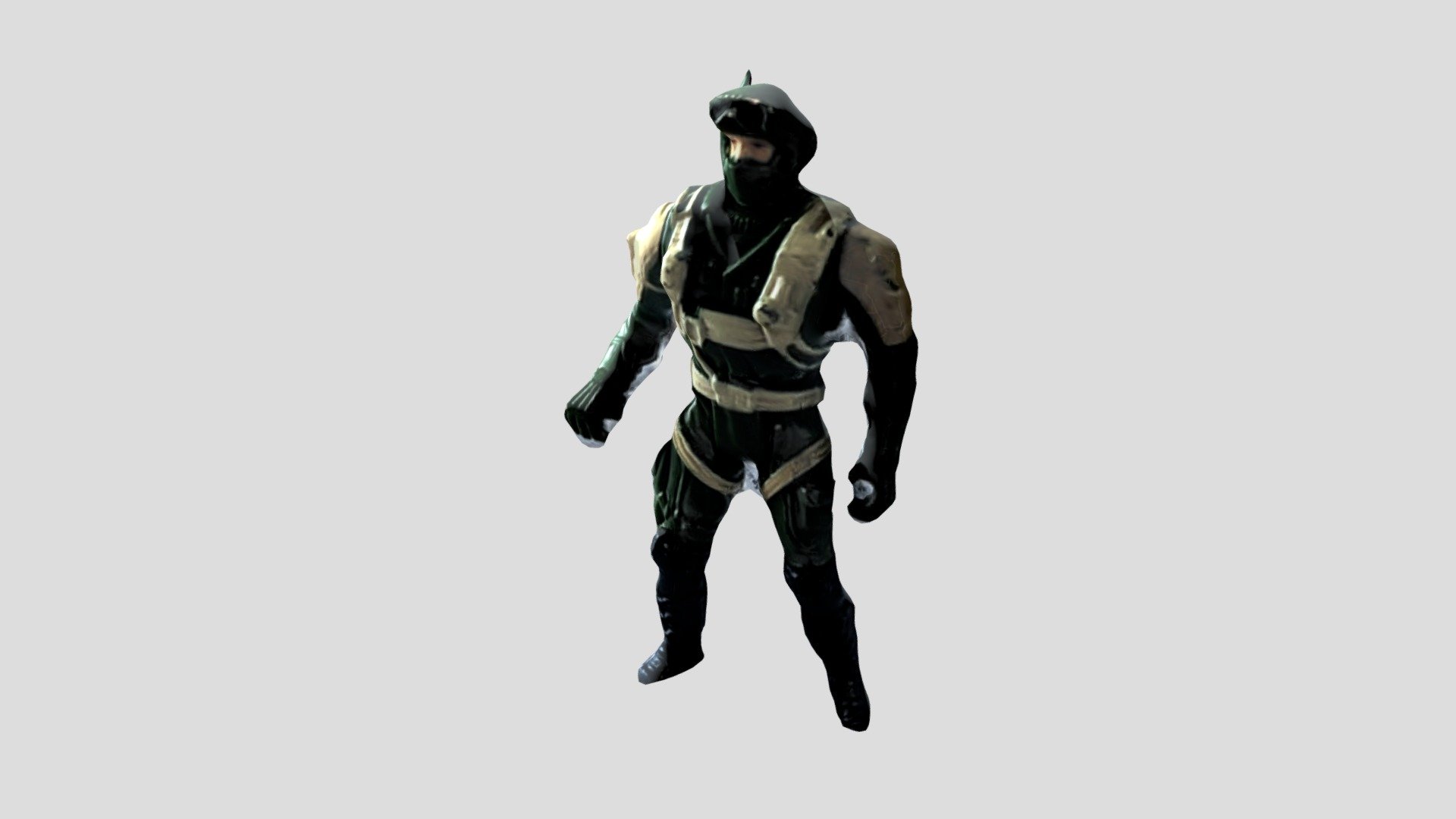 GIJoe Action Figure Scanned Download Free 3D model by Weitblick.ai