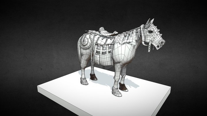 Horse-War-WIP 3D Model