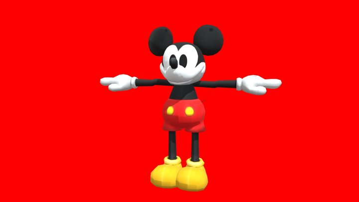 Mickey Mouse 3D Model