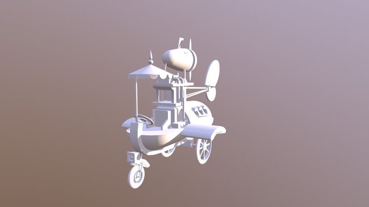 Wacky Racers 3D Model