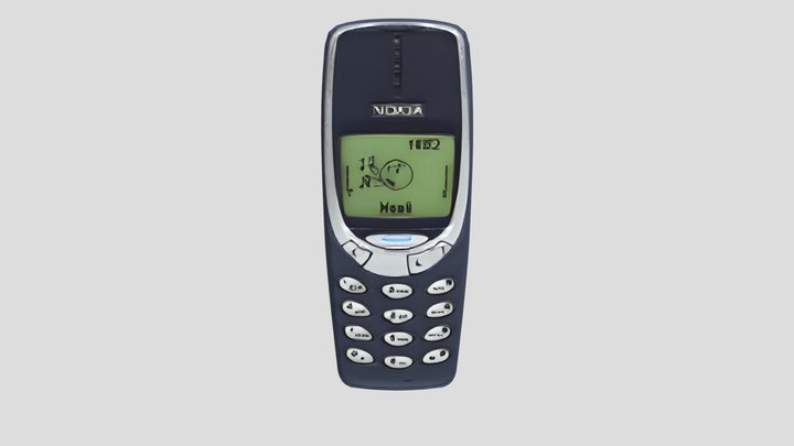 3310 Nokia mobile phone – Kostenloses 3D-Modell STL