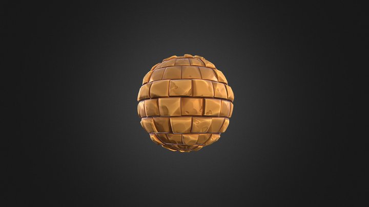 Brick Texture 3D Model